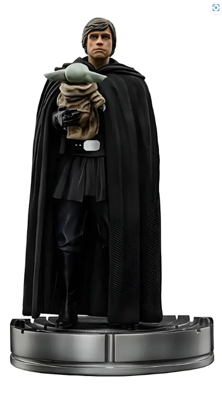 Luke Skywalker And Grogu Art Scale 1/10 Iron Studios