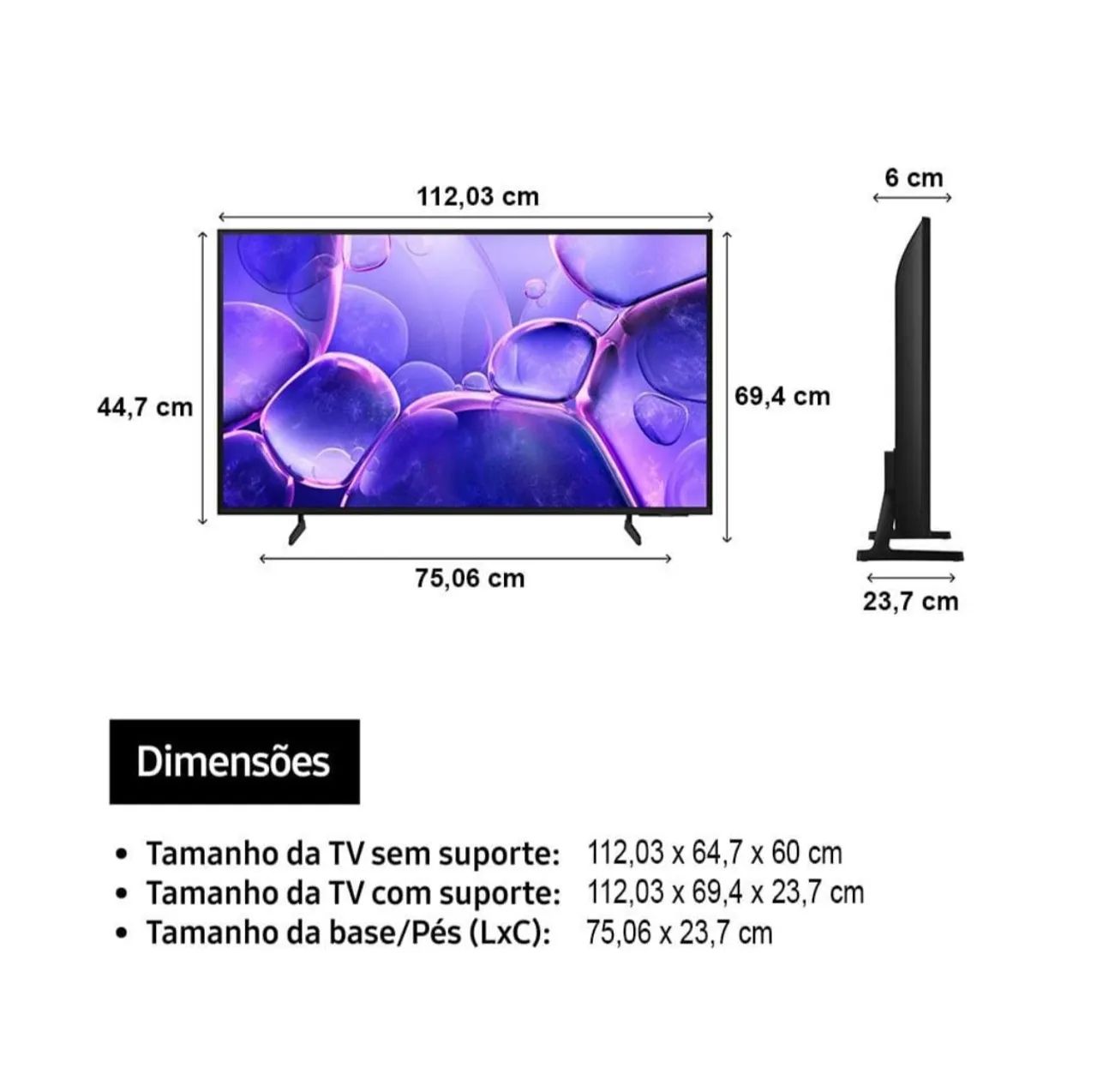 Smart tv Samsung 50 polegadas  - Foto 3
