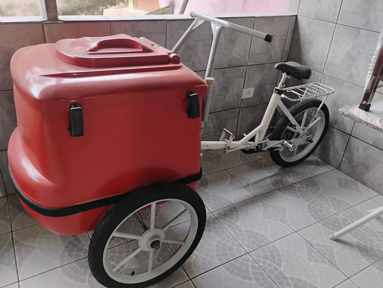 Carrinho triciclo para sorvetes e bebidas - Foto 5
