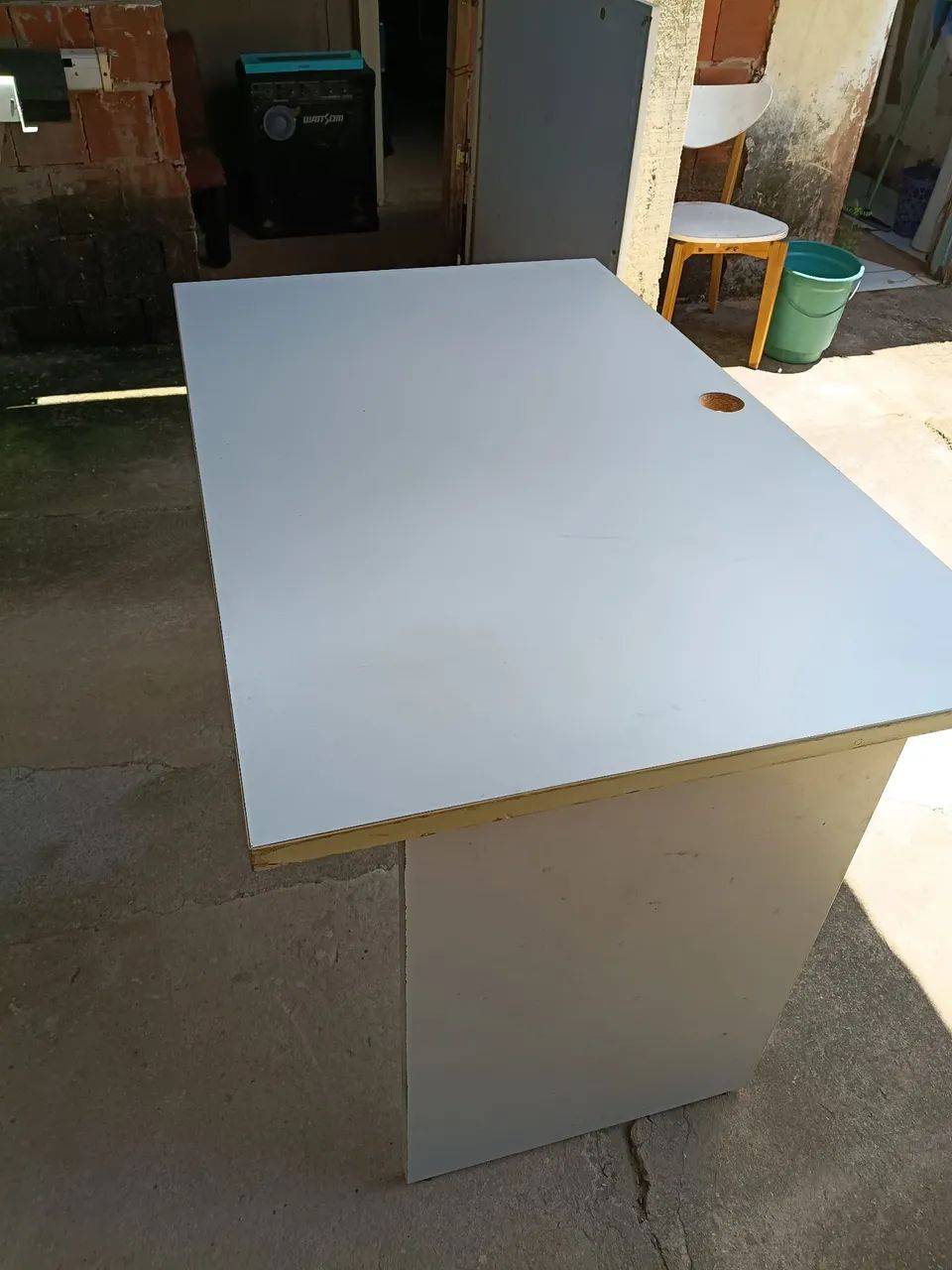 Mesa para escritório em Madeira  - Foto 4