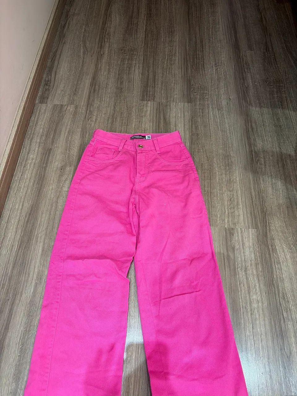 Calça jeans rosa - tamanho 36