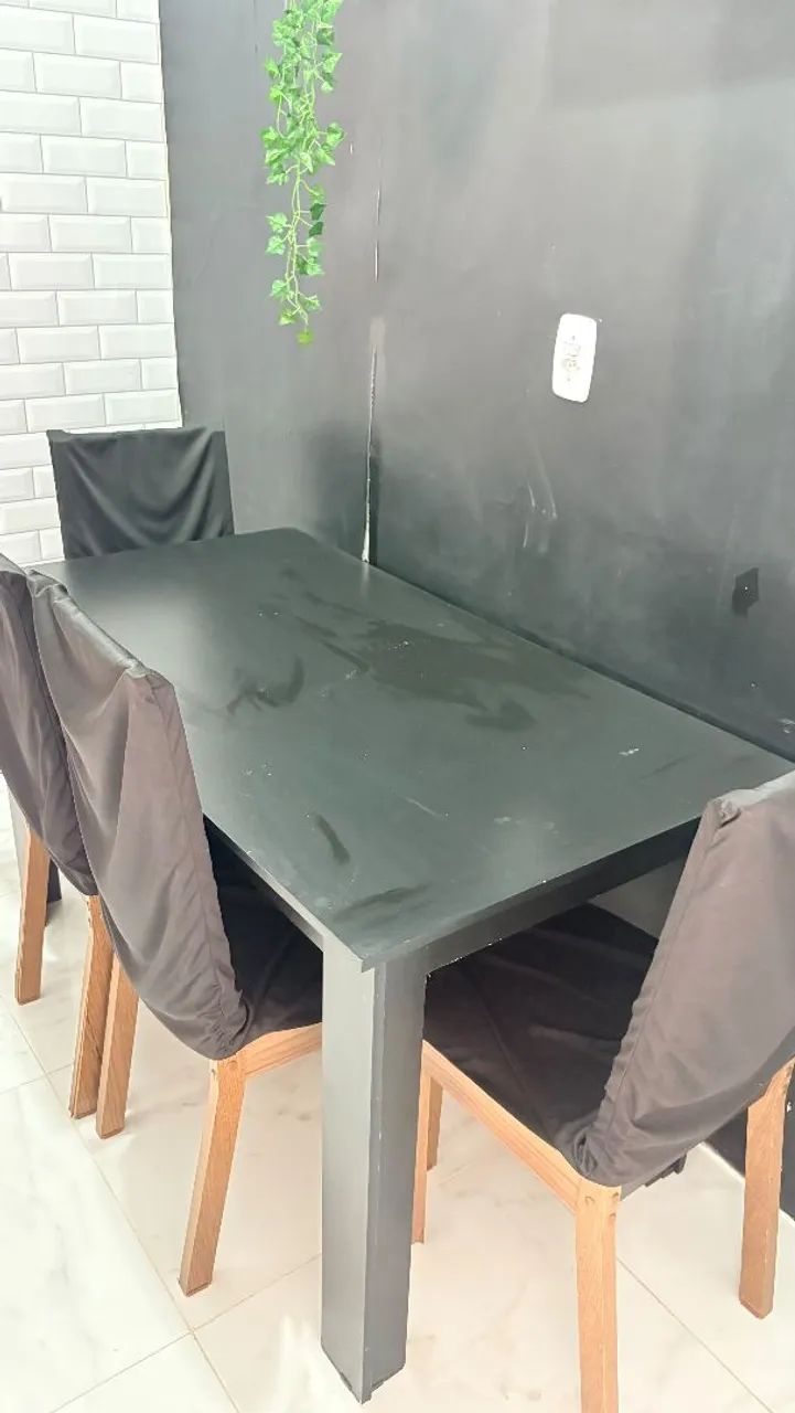 Conjunto de mesa com 4 cadeiras - Foto 2