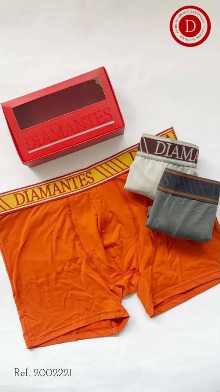Cuecas Diamantes For Men Novas (Boxer, Slip e Plus Size) - PREÇO FIXO - Foto 5