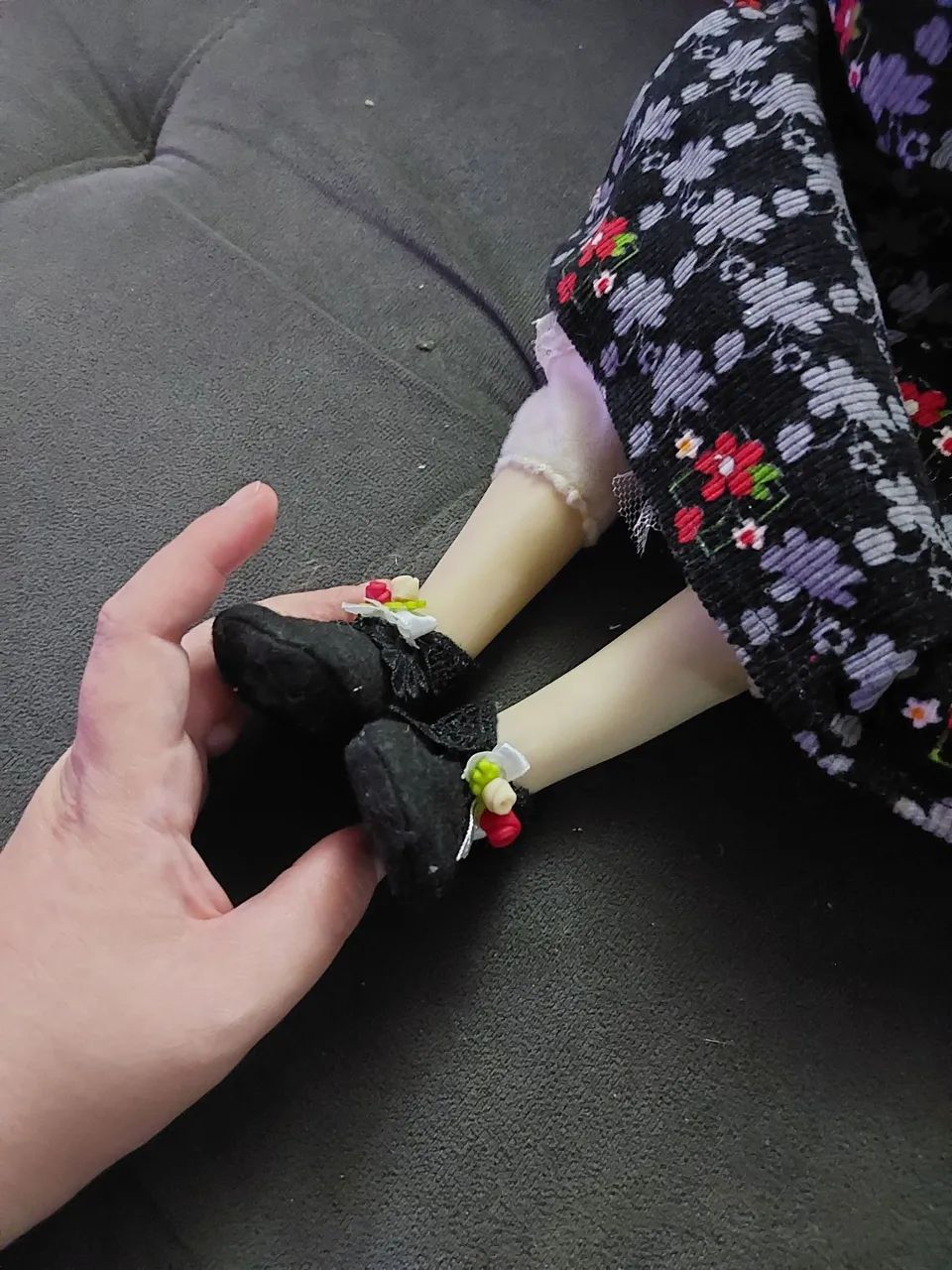 Boneca de porcelana pintada a mão  - Foto 3