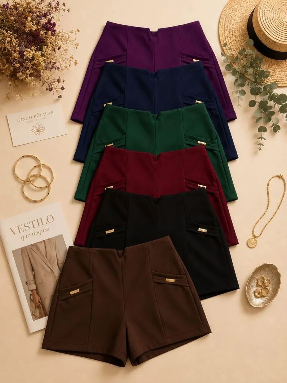 Short alfaiataria 
