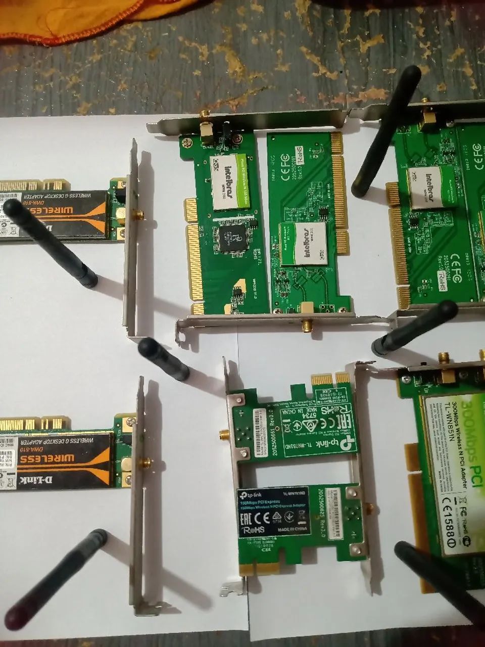 Adaptador Wi-Fi PCI.