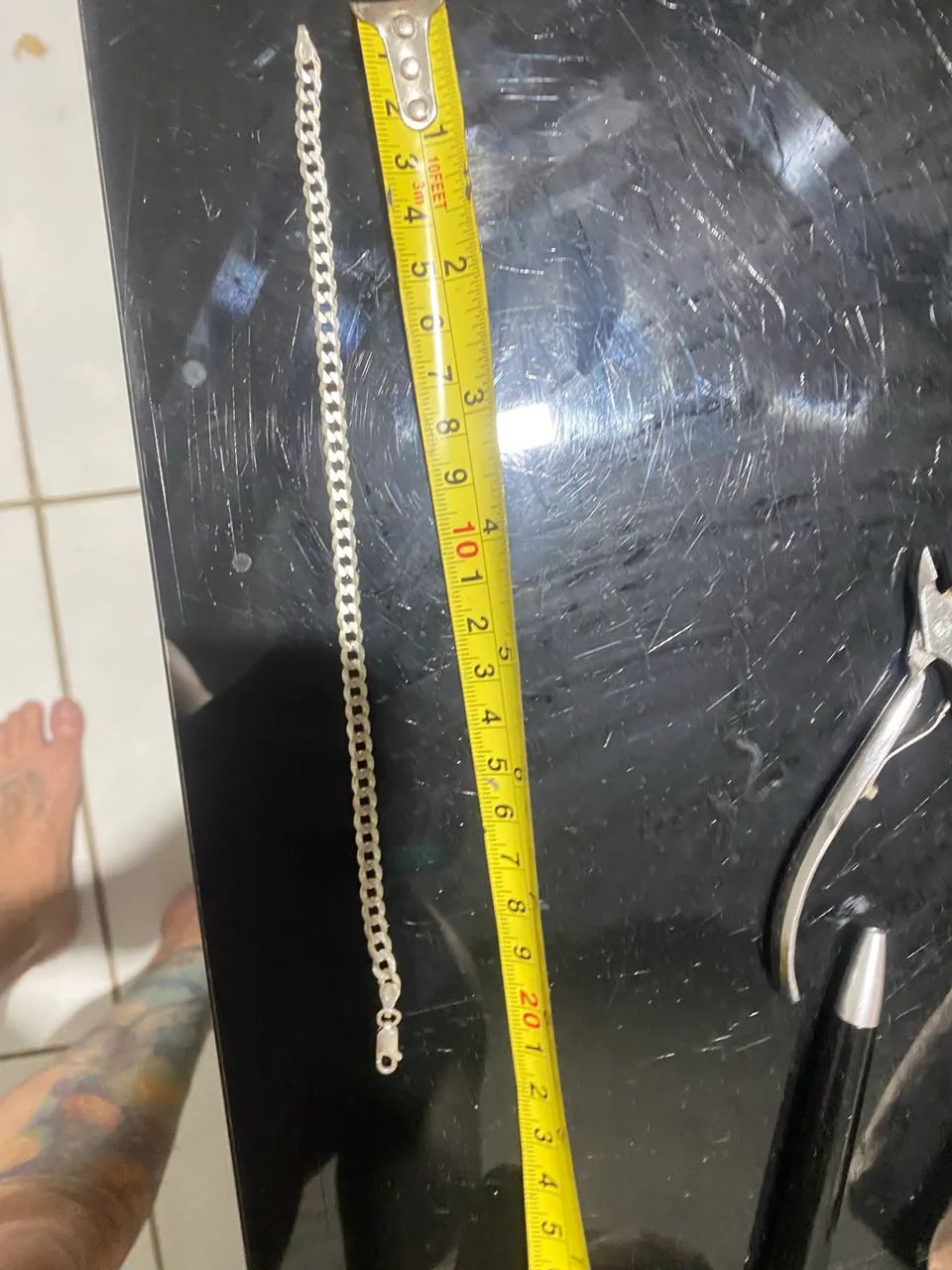 Pulseira de prata 925 - Foto 2
