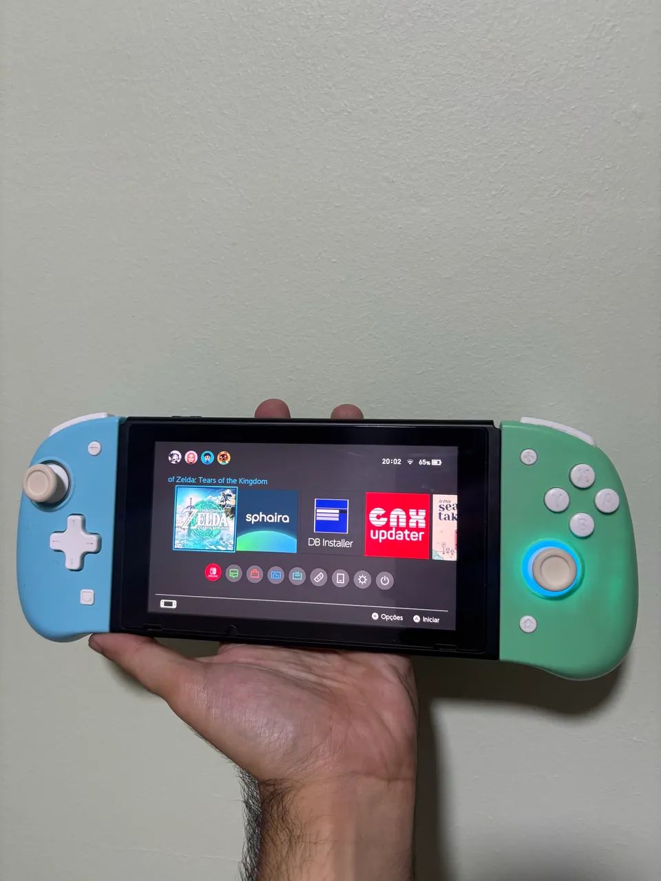 Nintendo Switch Desbloqueado com controle extra