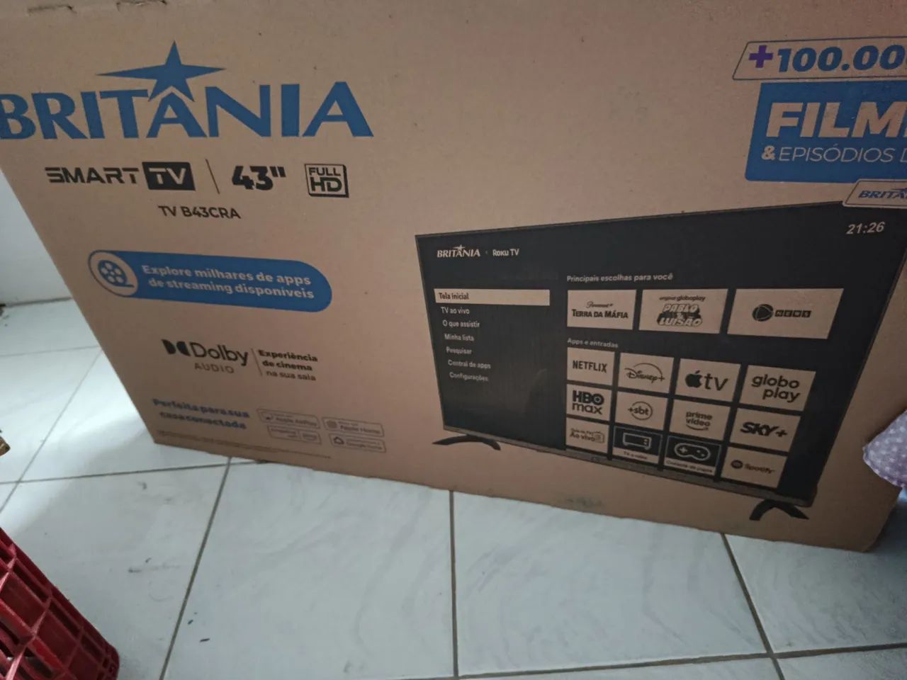 Tv 43 polegadas Britânia