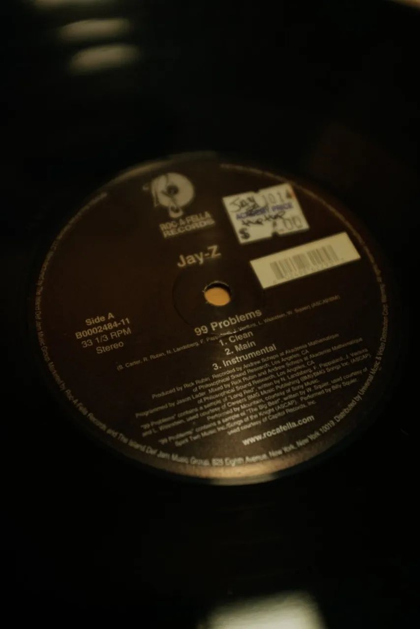 Vinil Lp Jay Z 99 Problems / My 1st Song / Single 12'' 2004 (Usado) - Foto 2