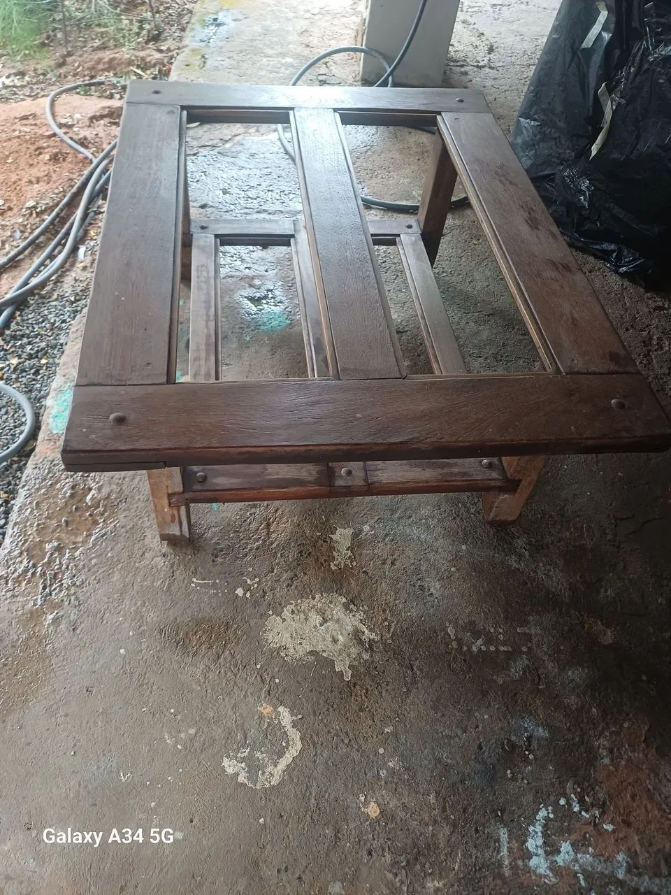 Mesa de centro em madeira  - Foto 3