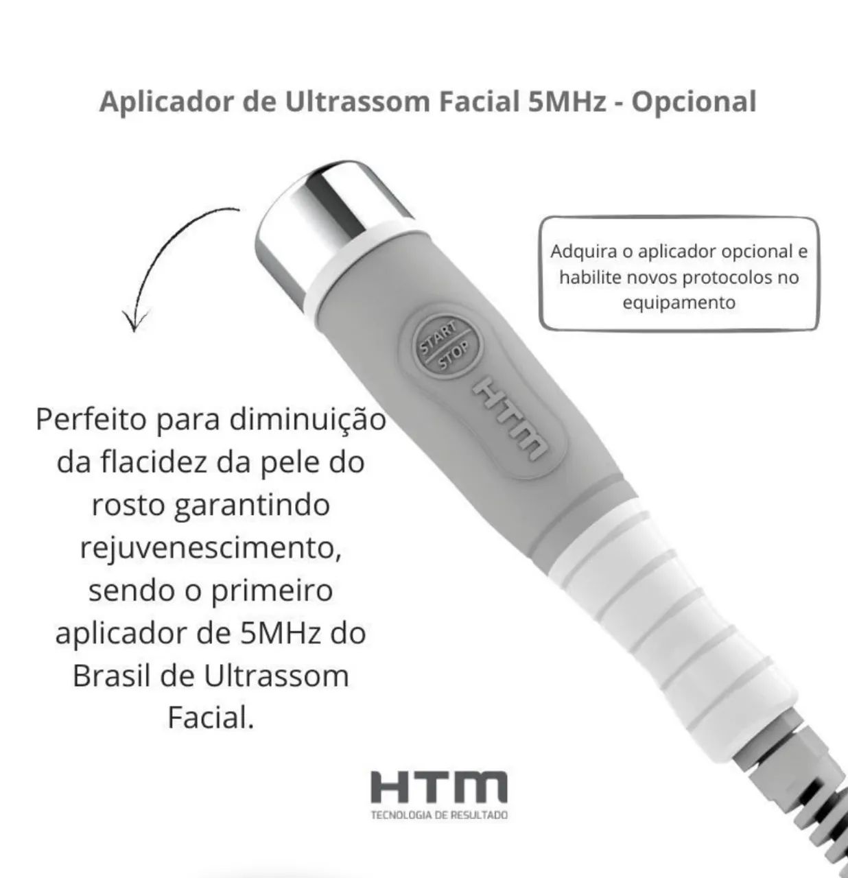 Ultrassom e Correntes para Uso Facial e Corporal - HTM  Sonic Compact Max - Foto 4