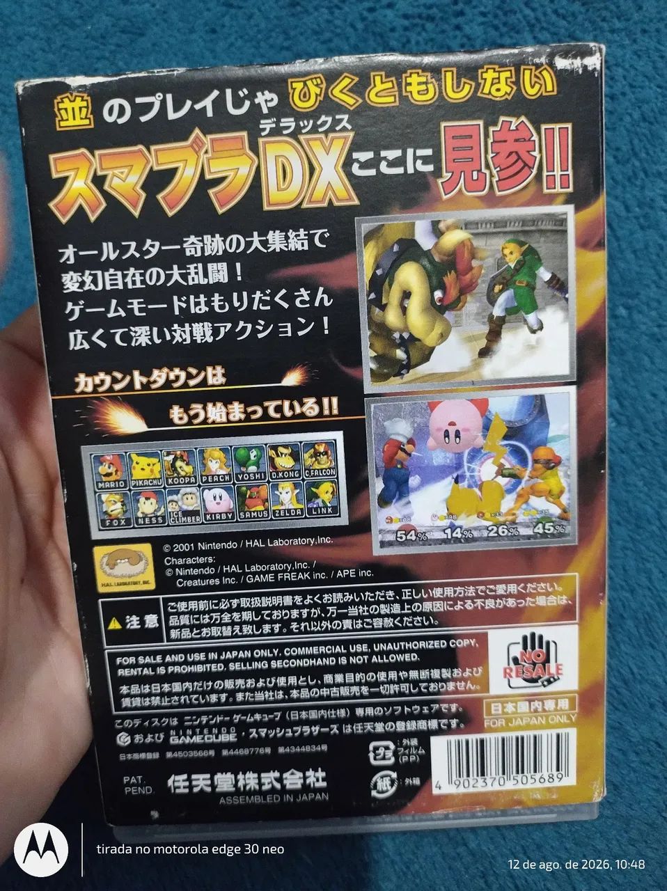 Smash Bros Nintendo game cube original  - Foto 2