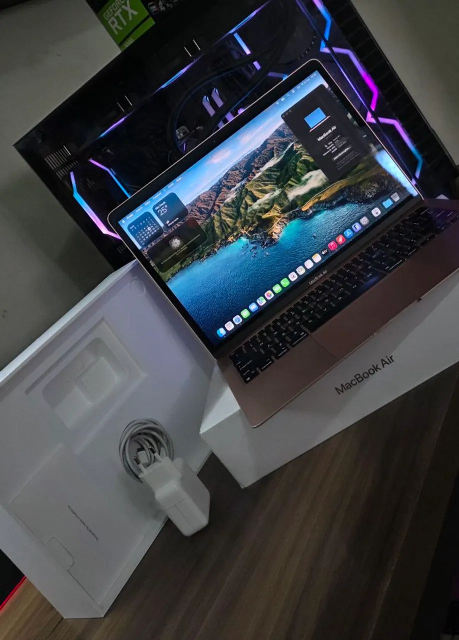 Macbook Air M1 2020 512GB SSD, 8GB RAM - Completo na Caixa