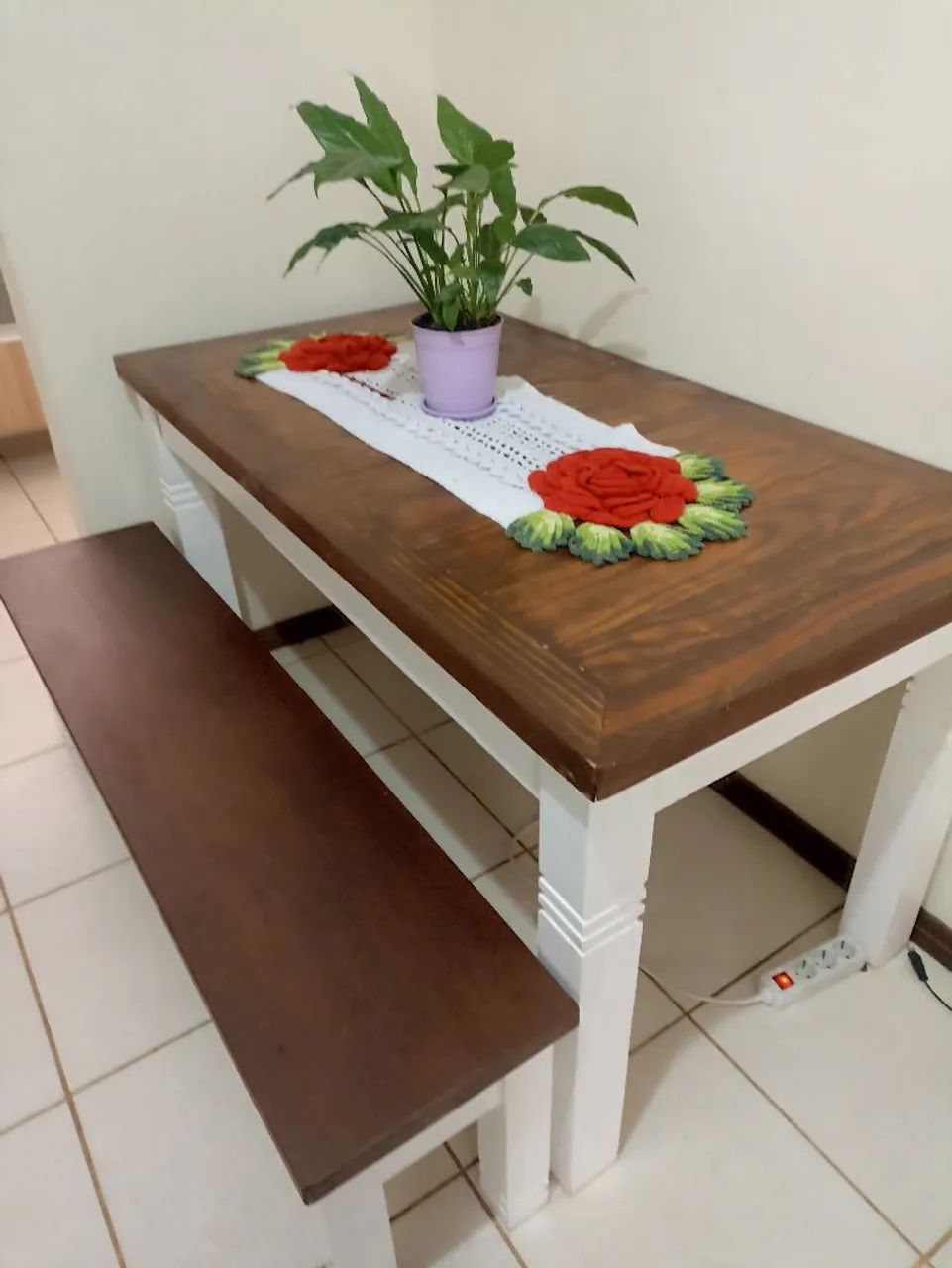 Mesa rústica 1,50x80 - Foto 3