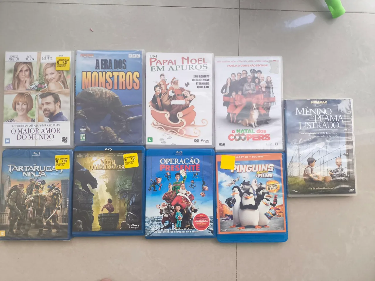 04 Blu-ray originais - CDs, DVDs etc - Setor Habitacional Jardim