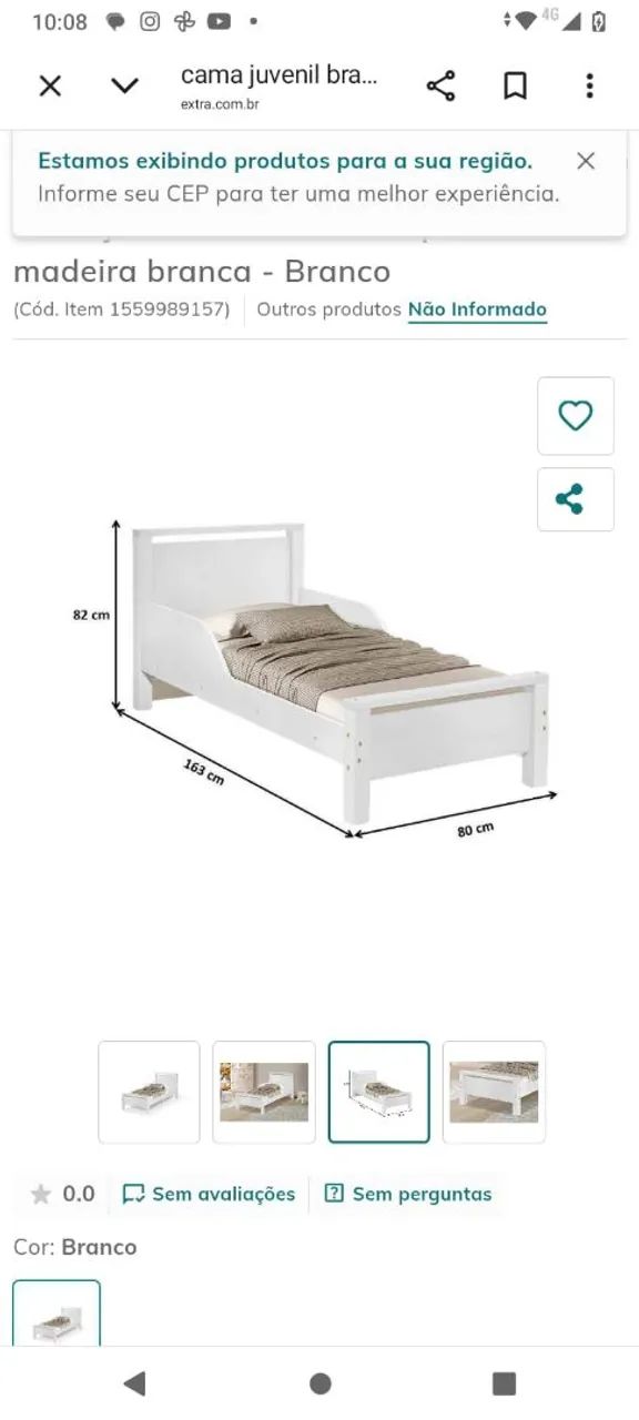 Cama juvenil semi nova  - Foto 4