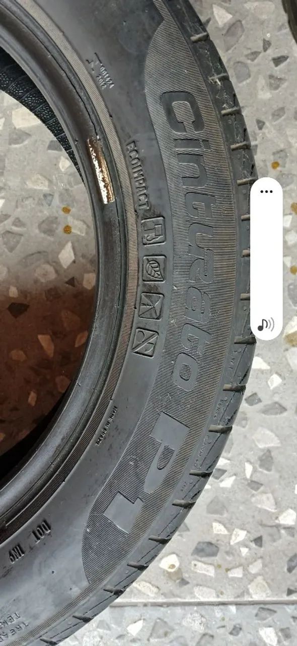 2 pneus Pirelli  usado 185/60R15