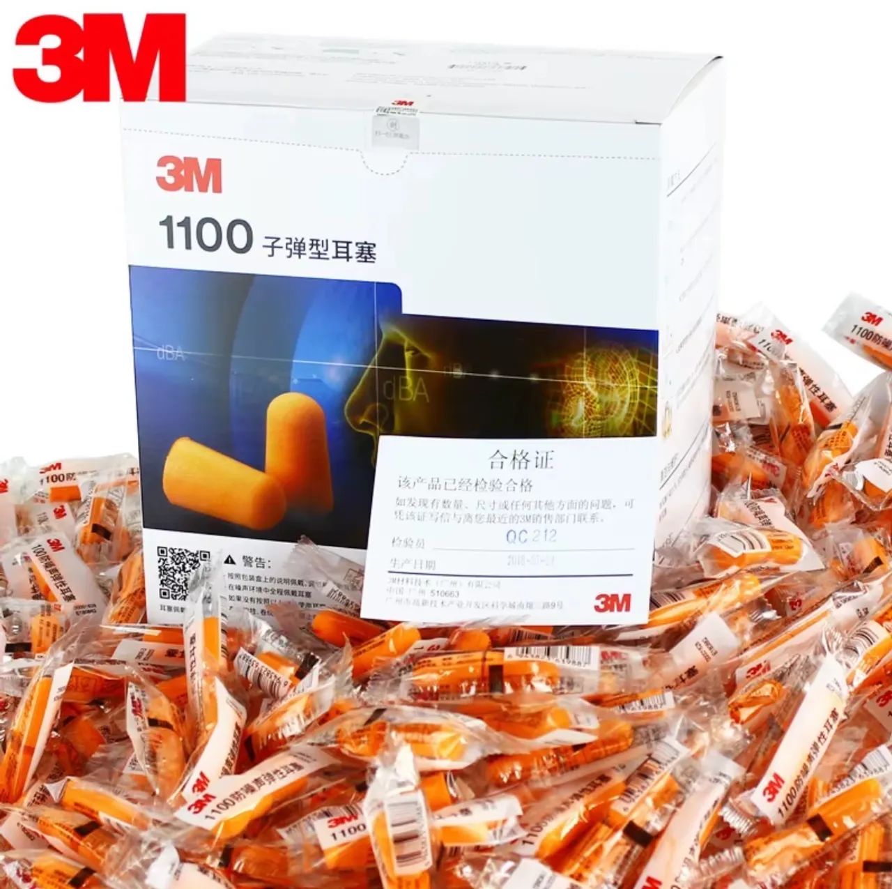 Tampão de ouvido laranja da marca 3M - Foto 3