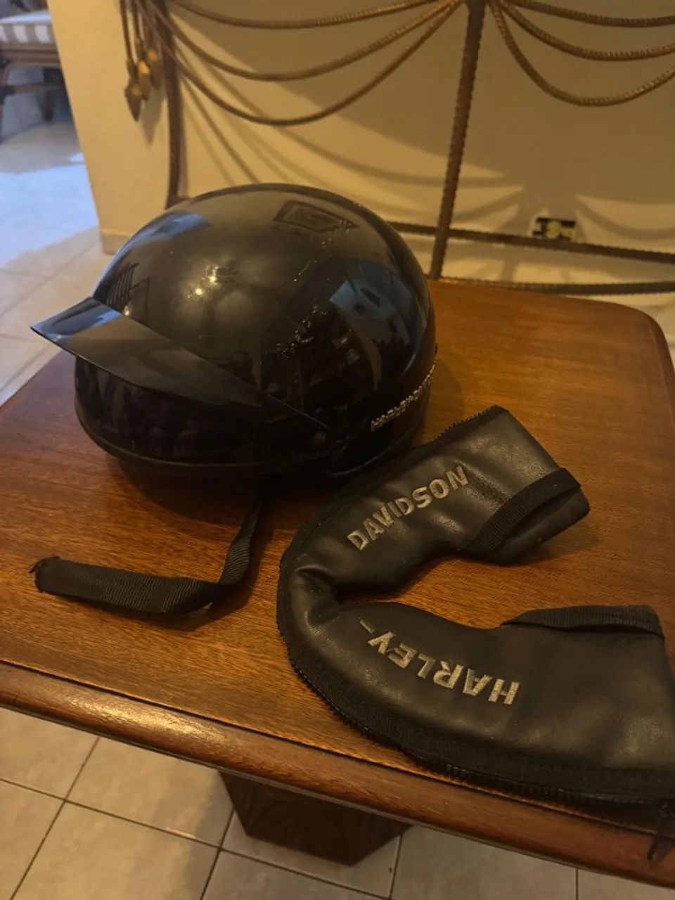 Capacete Harley-Davidson Midway AGV Original A5047 + Neck Pad - Foto 5