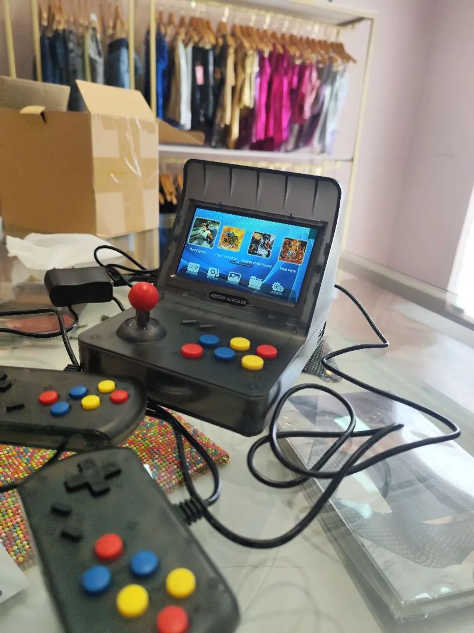 Mini Fliperama retrô 