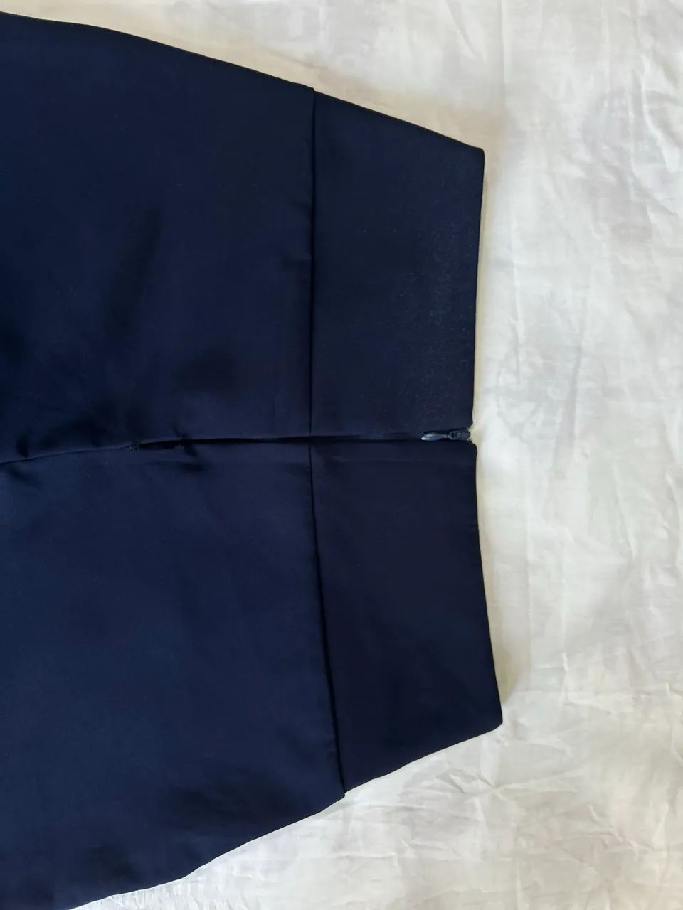 Short Alfaiataria Azul Marinho Tam 42 - Foto 4