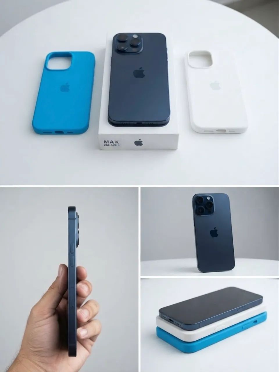 iPhone 15 Pro Max 256GB Azul - Versão Americana 