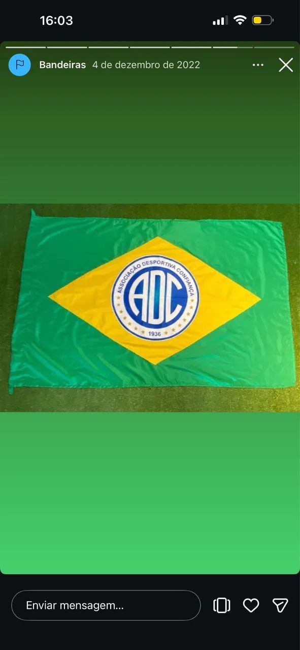 Bandeira do confiança nova