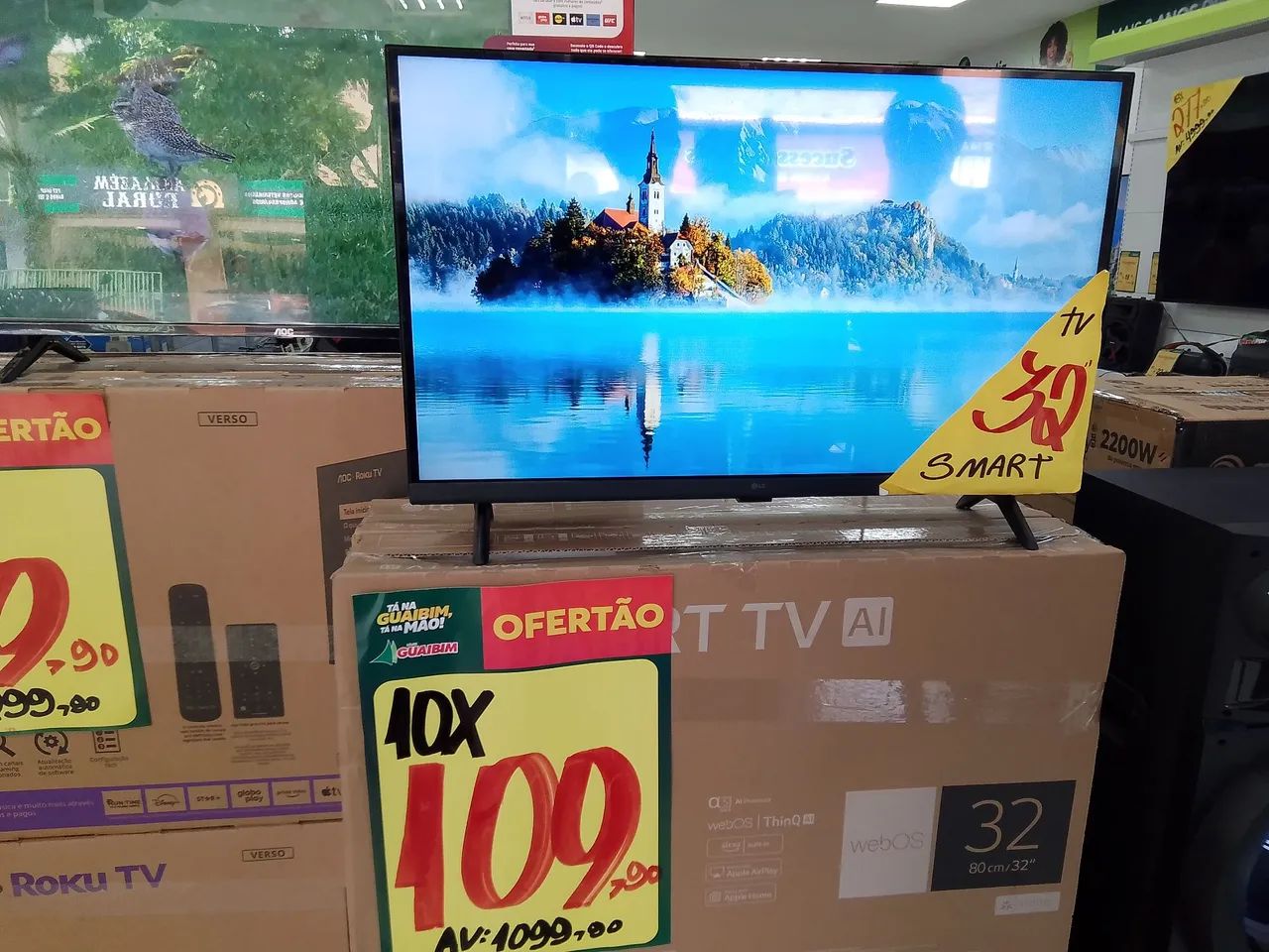 Smart tv 40 polegadas Roku 