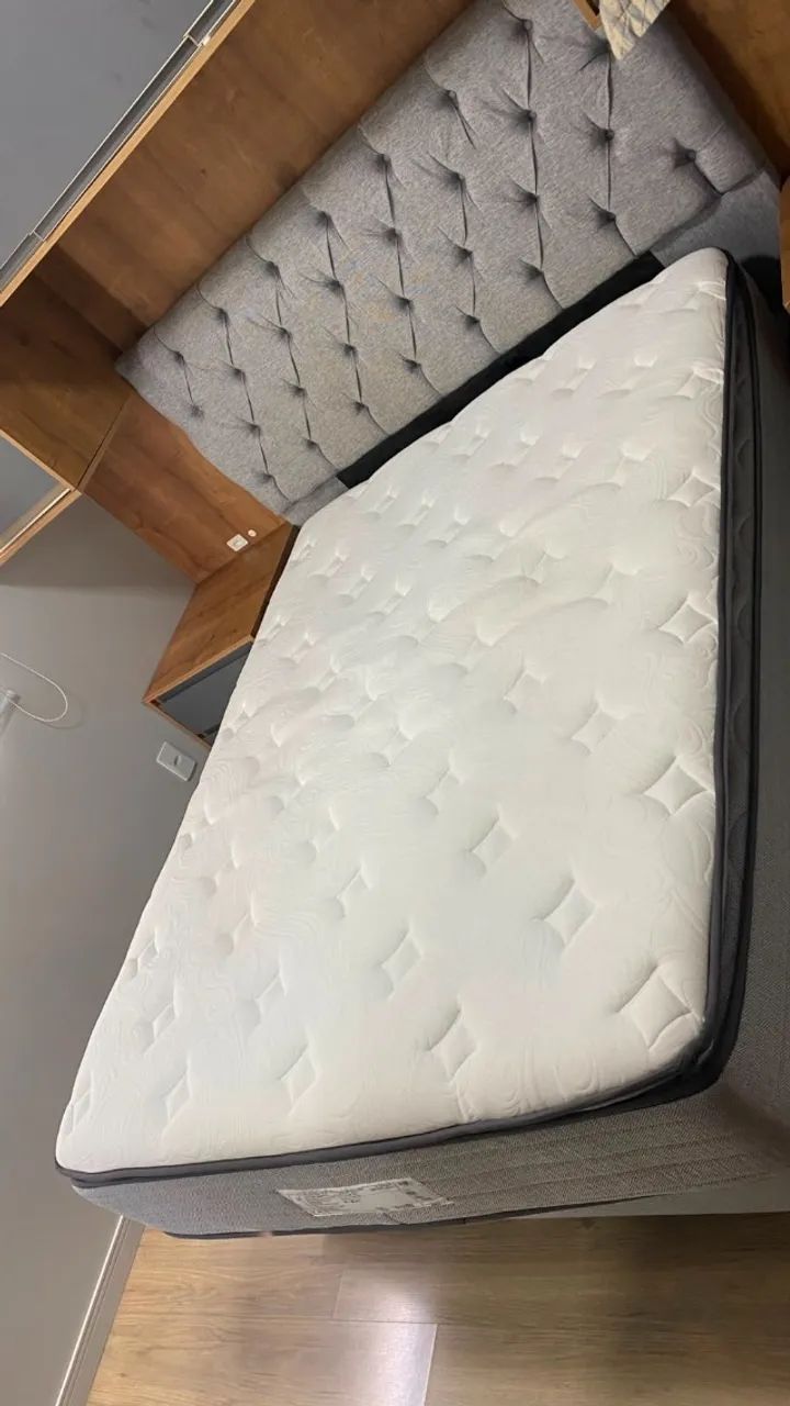 Cama + Colchão - Casal - Foto 2