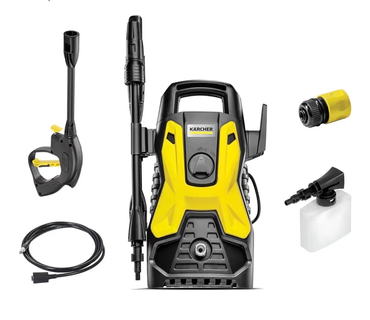 Lavadora de Pressão Kärcher 1500 PSI 1400W Lacrada 