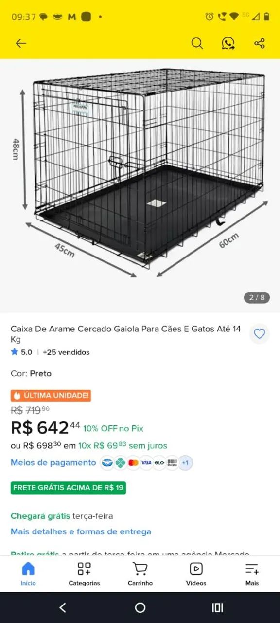 Caixa transporte para pet - Foto 5