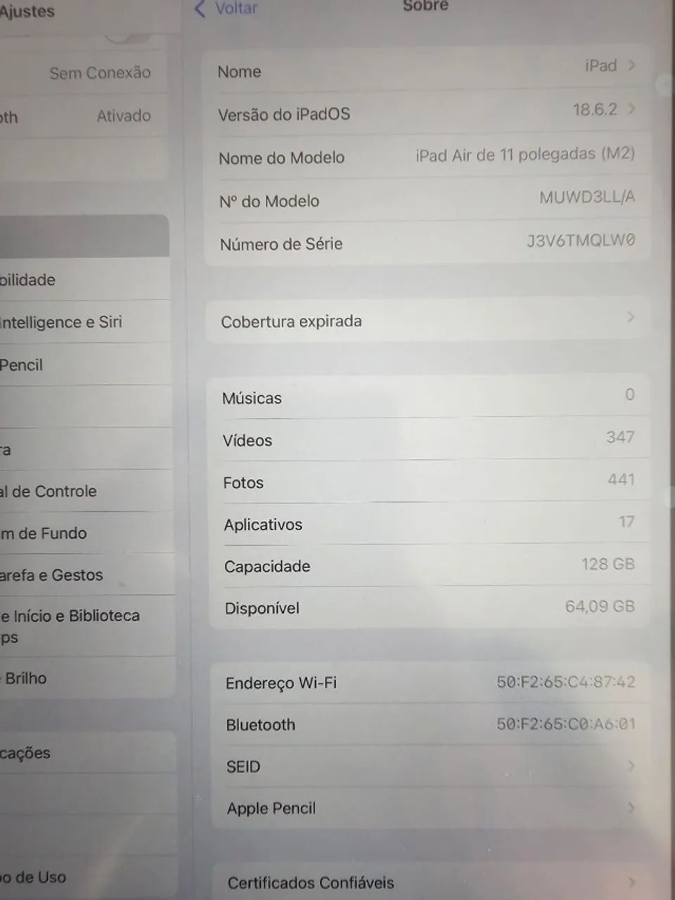 iPad Air 11 WiFi 128 GB Azul com Apple Pencil 2ª Geração - Foto 3