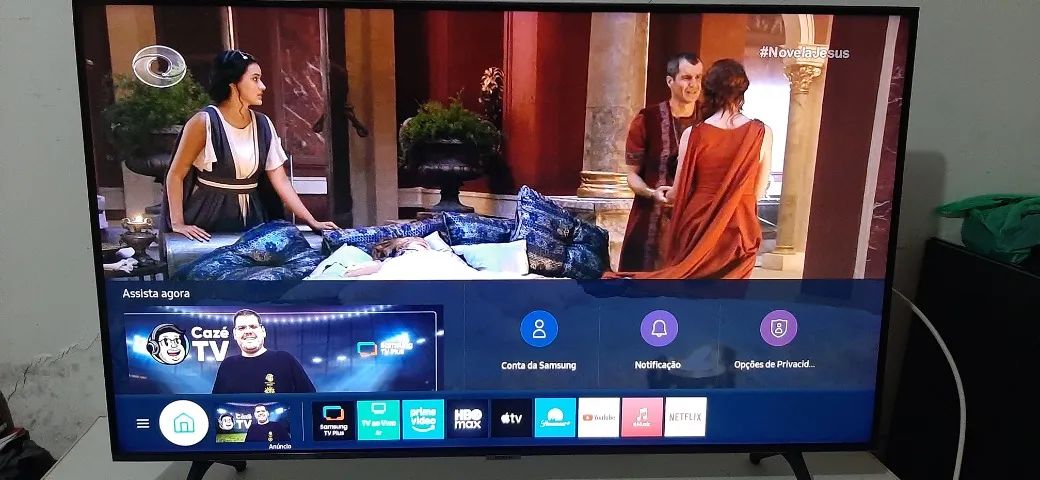 smart tv samsung cristal 4k de 43pol. completa e perfeita  - Foto 5