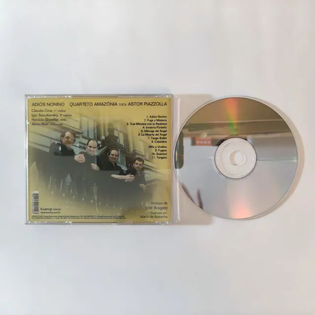CD Quarteto Amazonia - Toca Astor Piazzolla, Adios Nonino - Foto 3