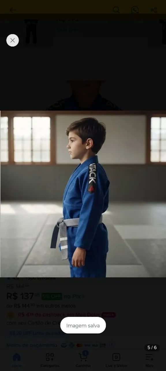 Kimono infantil Attack  - Foto 5