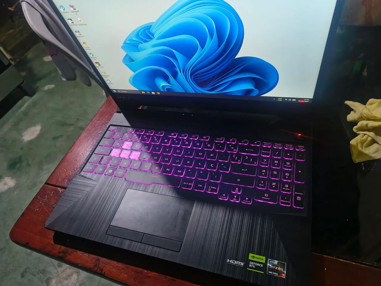 Vendo notebook gamer Asus a15 Ryzen 7 7435hs e Rtx 2050 - Foto 4