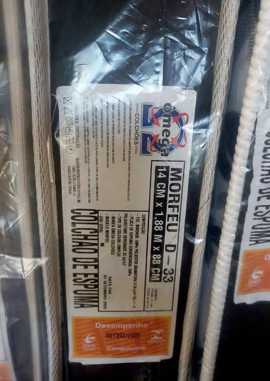 Colchão solteiro D33 Ômega entrega gratuita  - Foto 2