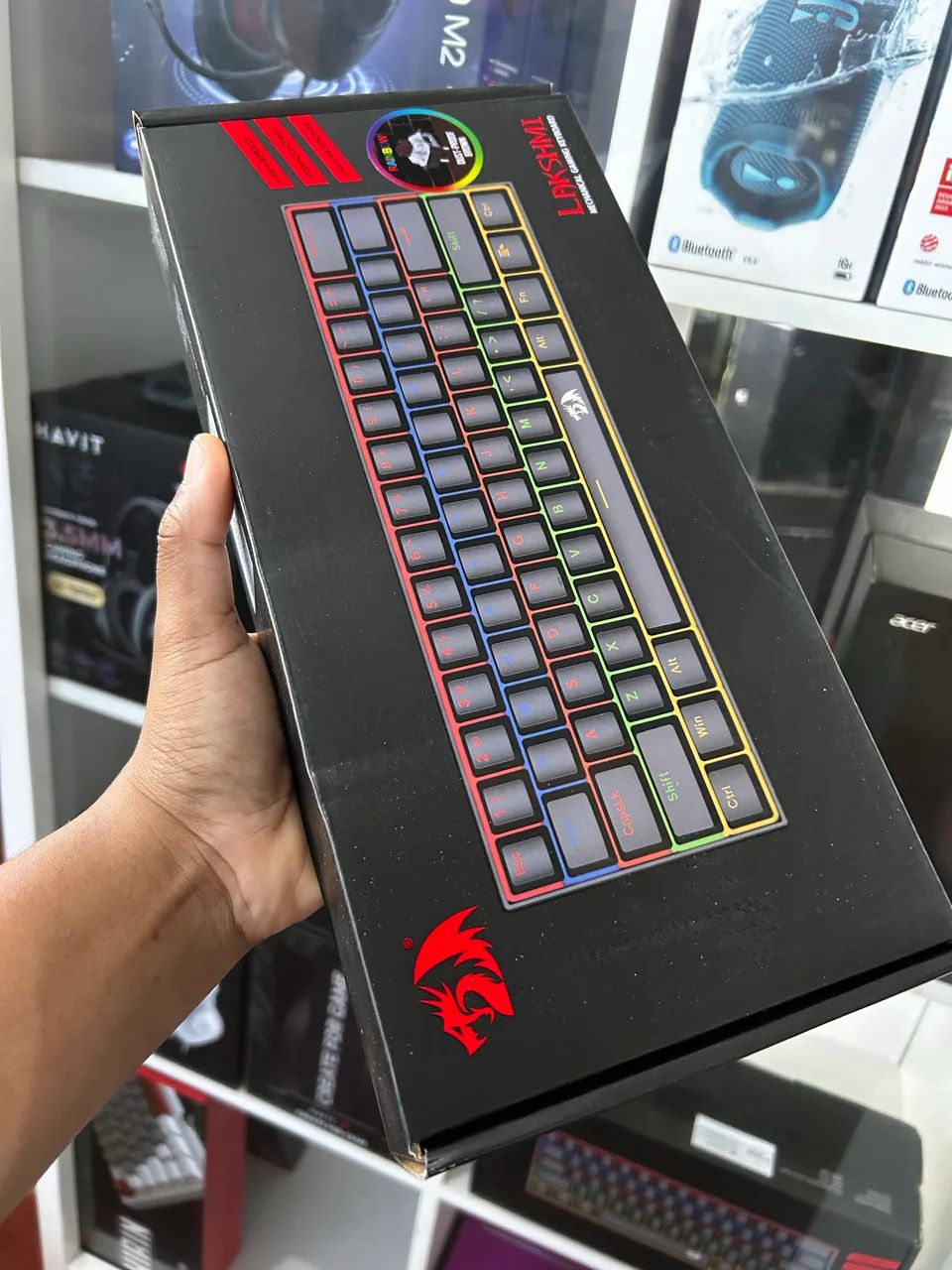 Teclado mecânico Redragon Switch Blue 