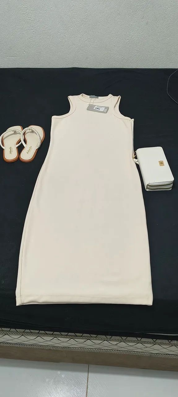 VESTIDO/BOLSA/SANDÁLIA, NOVOS!