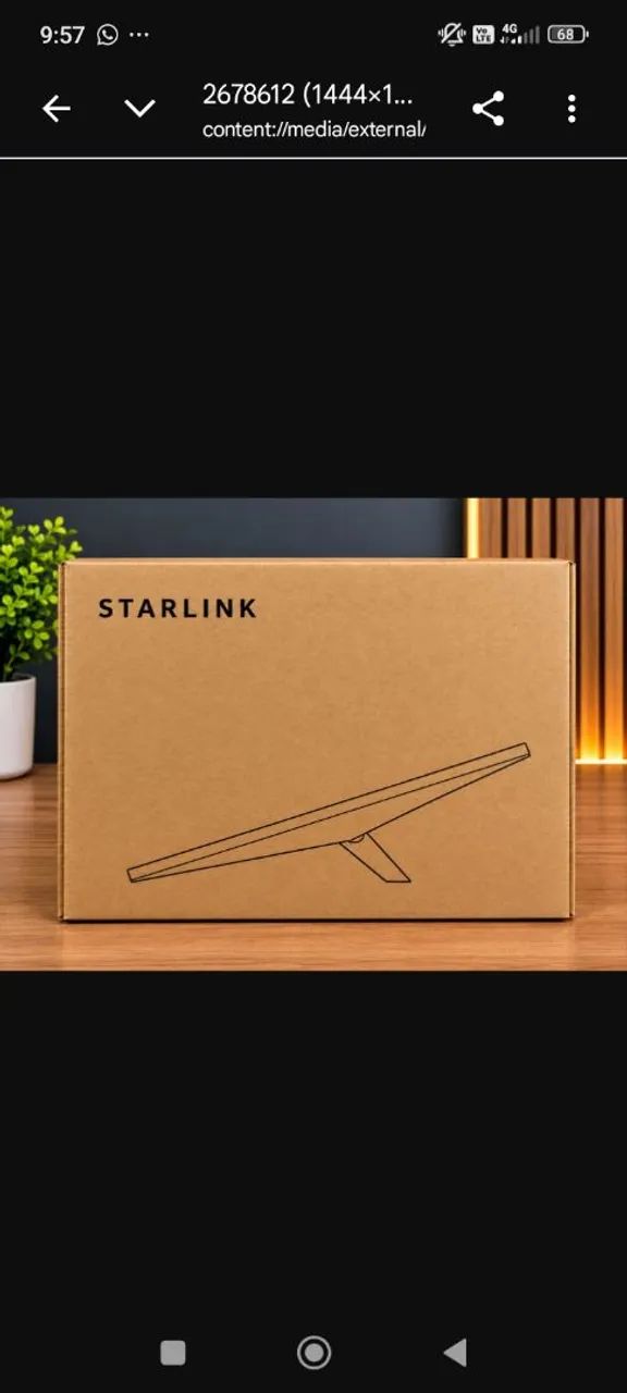 ANTENA STARLINK LACRADA COM NOTA FISCAL 