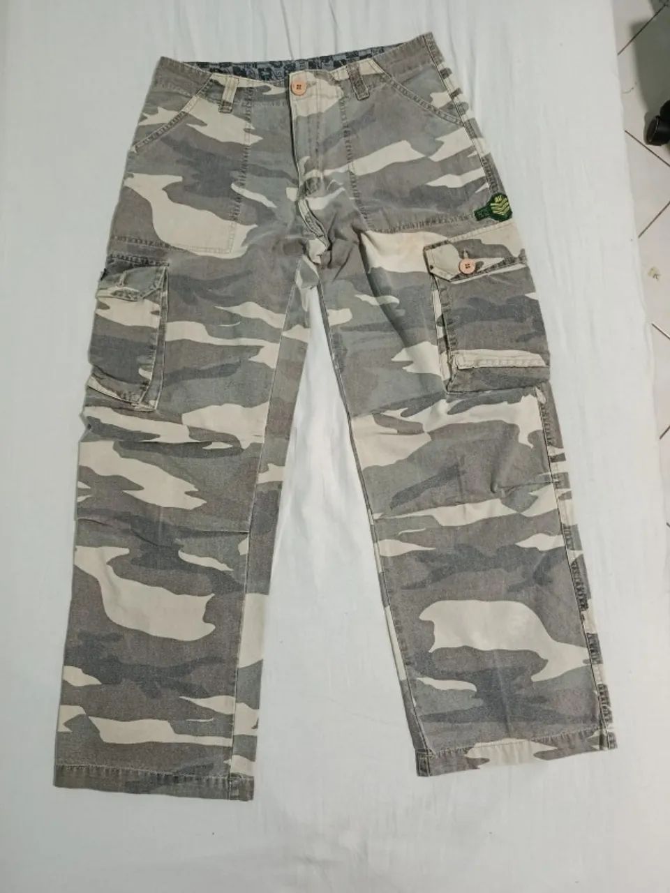 Calça Cargo Estilo Militar - Aldeia dos Ventos - Tamanho P