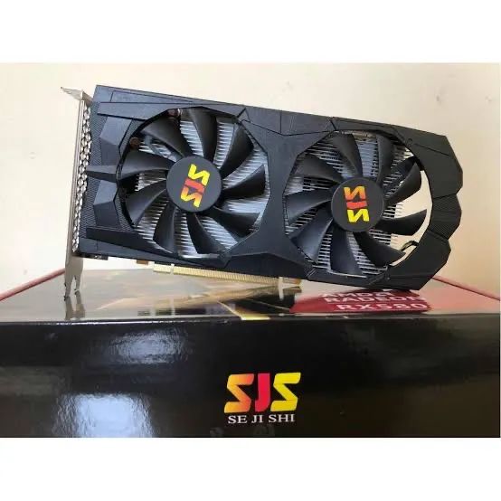 RX 580X SJS na caixa 