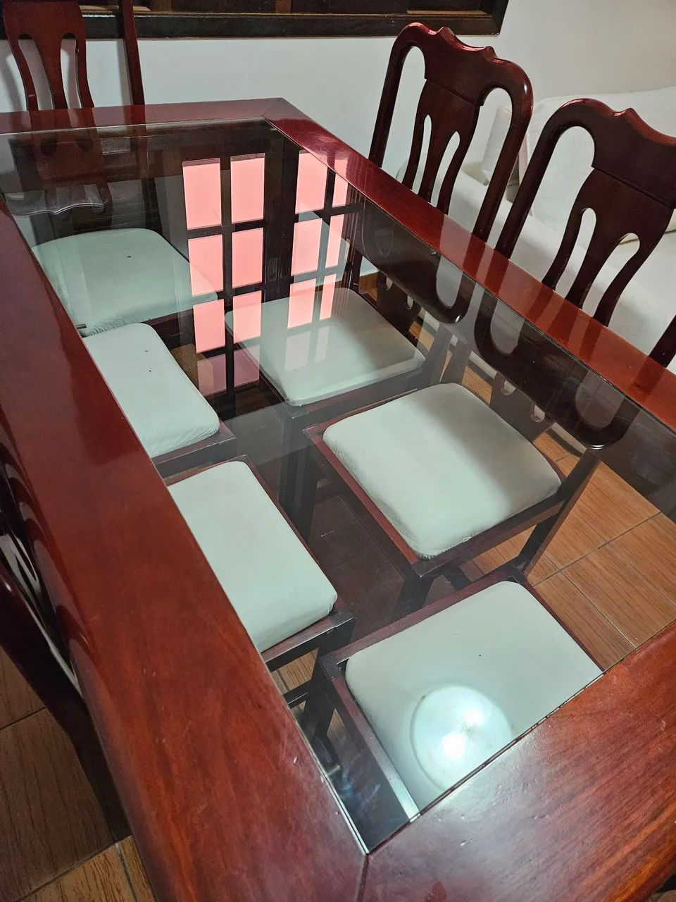 Mesa de mogno maciço - Foto 5