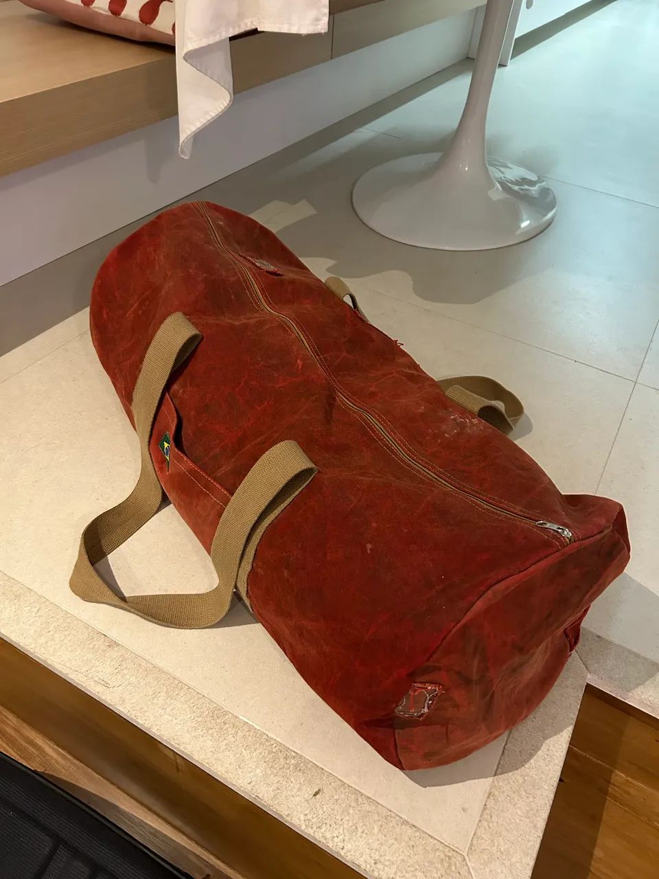 Bolsa de lona de caminhão estilosa e prática - Foto 3