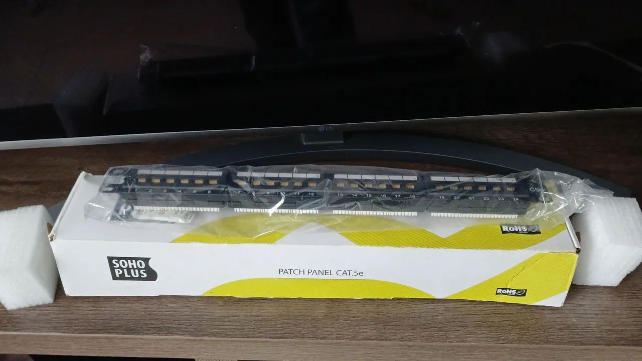 Patch Panel Cat5e Soho Plus - Foto 3