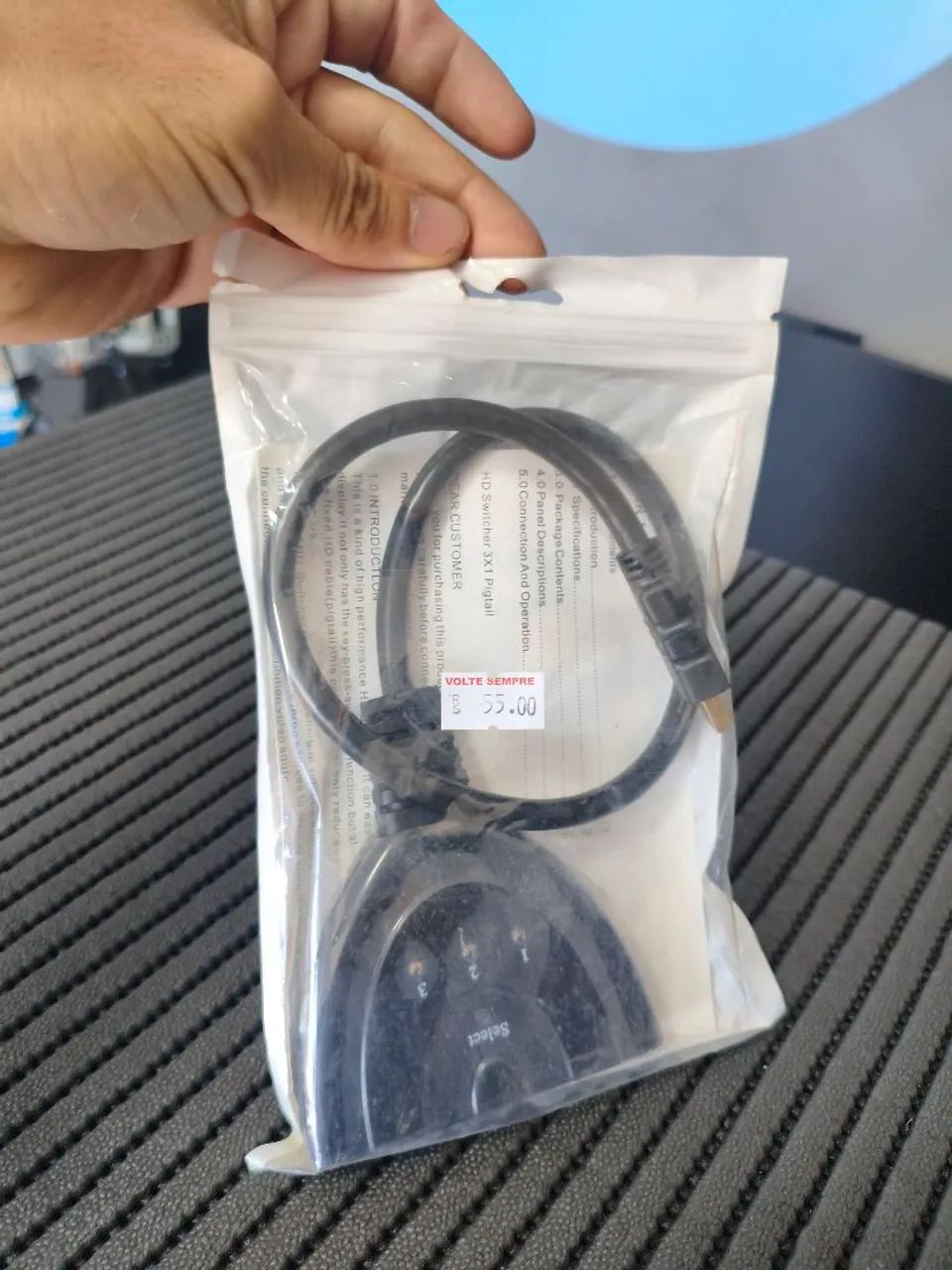 SWITCH 3 EM 1 HDMI