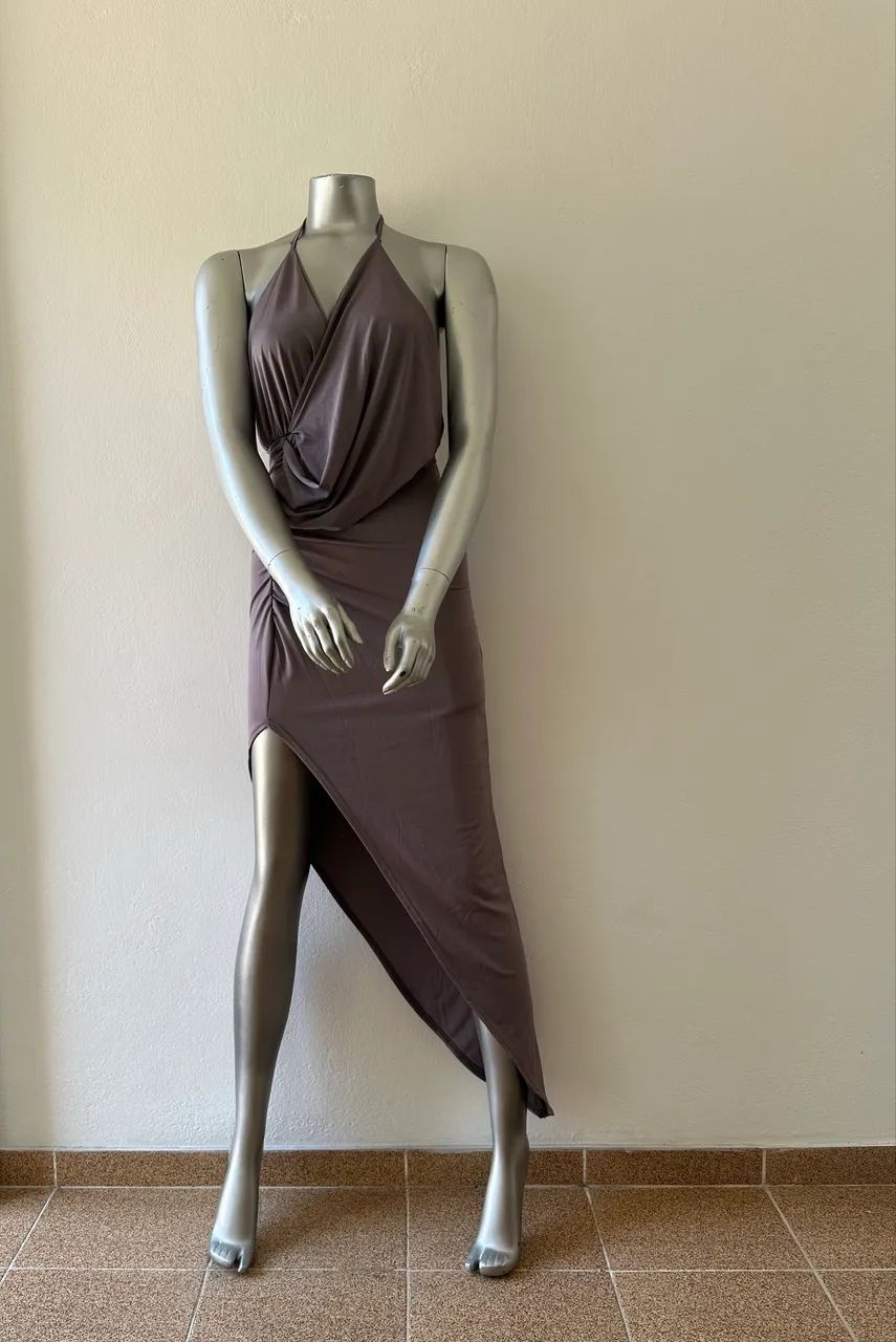 Vestido feminino elegante - modelo assimétrico - Foto 2