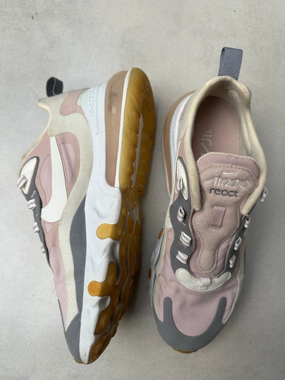 tênis nike air max 270 react plum chalk - Foto 5