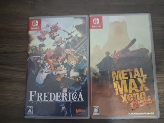Lote 2 jogos Frederica +Metal Max Xeno Reborn Japonês para